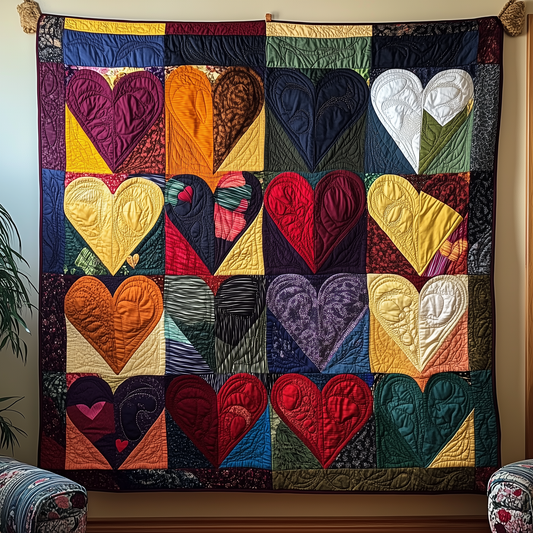 Warm Heart Quilted Blanket GFTONL1844