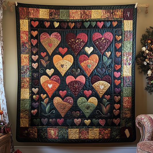 Warm Heart Quilted Blanket GFTONL1847