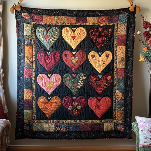 Warm Heart Quilted Blanket GFTONL1848