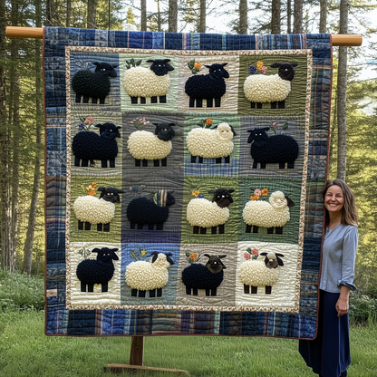 Whimsical Sheep Quilted Blanket GFTONL1922