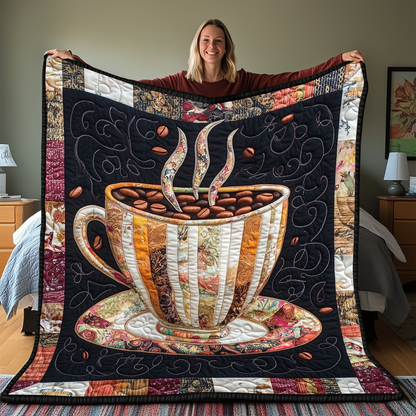 Coffee Cup Quilted Blanket GFTONL2007