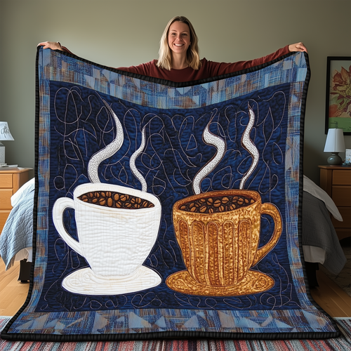 Coffee Cup Quilted Blanket GFTONL2009