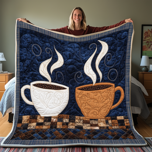Coffee Cup Quilted Blanket GFTONL2011