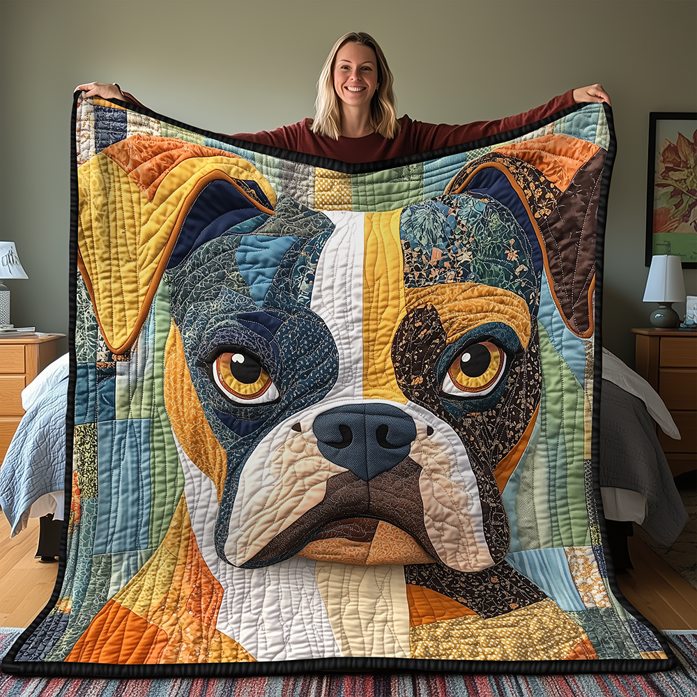 Goofy Boxer Quilted Blanket GFTONL2019
