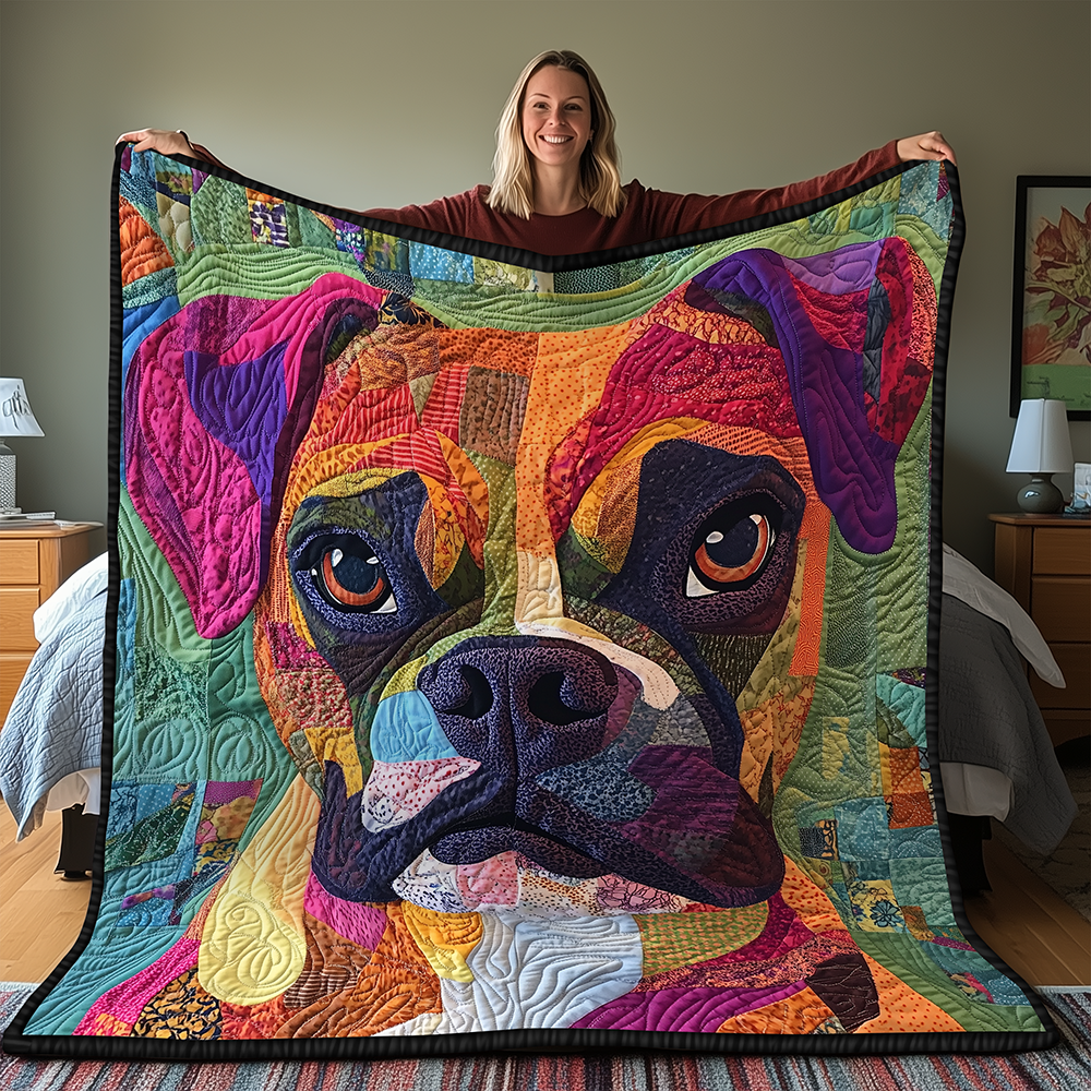 Goofy Boxer Quilted Blanket GFTONL2028