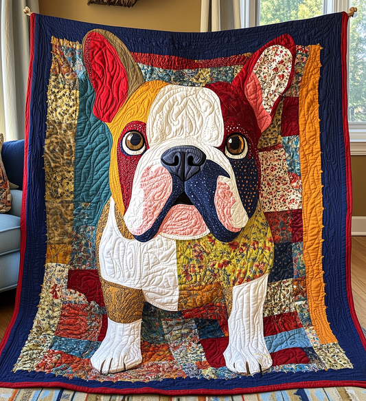 Bulldog Quilted Blanket GFTONL2099