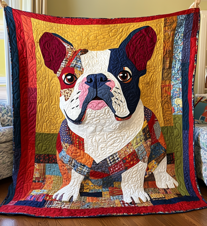 Bulldog Quilted Blanket GFTONL2104
