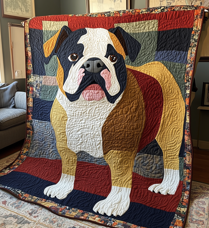 Bulldog Quilted Blanket GFTONL2108