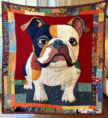 Bulldog Quilted Blanket GFTONL2113