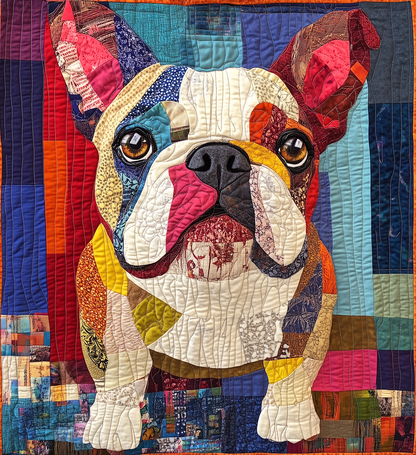 Bulldog Quilted Blanket GFTONL2119