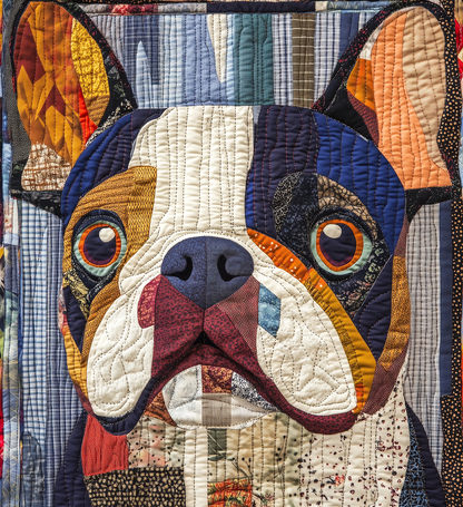Bulldog Quilted Blanket GFTONL2121