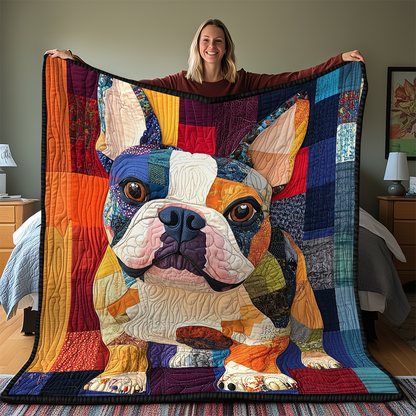 Bulldog Quilted Blanket GFTONL2126