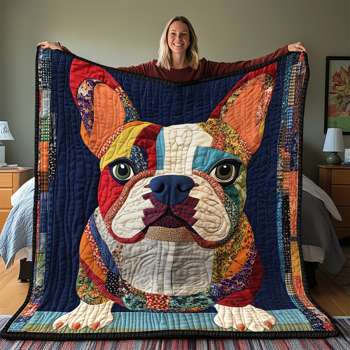 Bulldog Quilted Blanket GFTONL2127