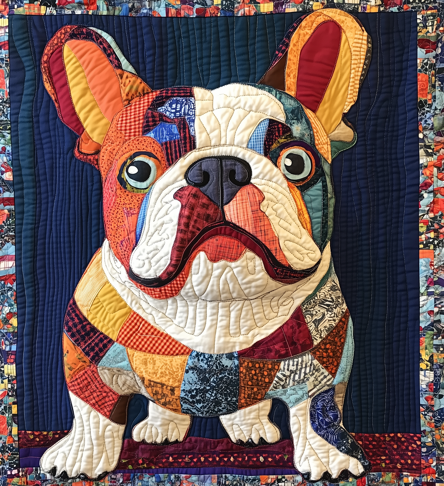 Bulldog Quilted Blanket GFTONL2128