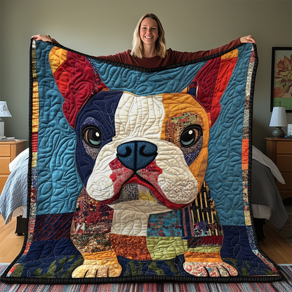 Bulldog Quilted Blanket GFTONL2129