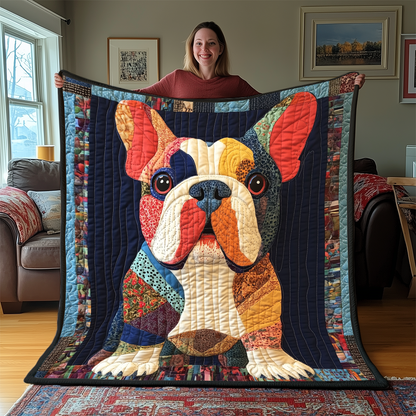 Bulldog Quilted Blanket GFTONL2132