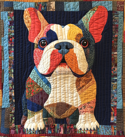 Bulldog Quilted Blanket GFTONL2132