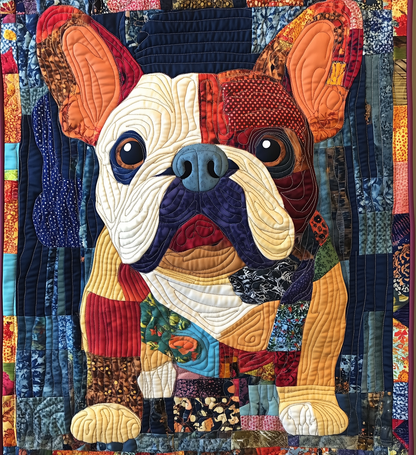 Bulldog Quilted Blanket GFTONL2133