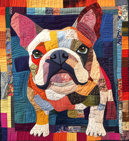 Bulldog Quilted Blanket GFTONL2135
