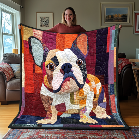 Bulldog Quilted Blanket GFTONL2136