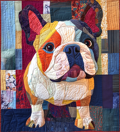 Bulldog Quilted Blanket GFTONL2137