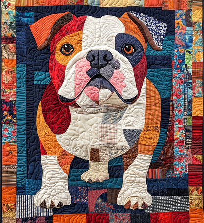 Bulldog Quilted Blanket GFTONL2141