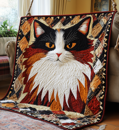 Charming Cat Quilted Blanket GFTONL2193