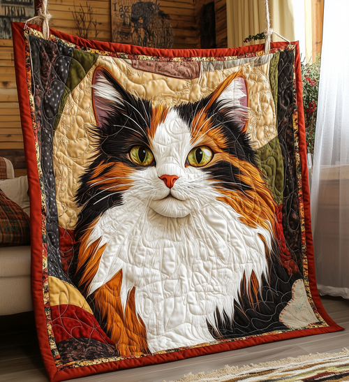 Charming Cat Quilted Blanket GFTONL2195