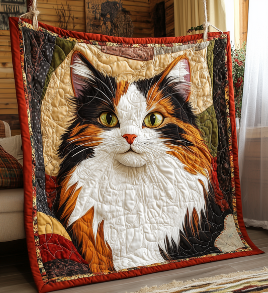 Charming Cat Quilted Blanket GFTONL2195
