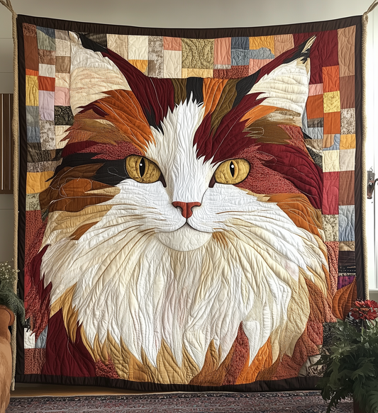 Charming Cat Quilted Blanket GFTONL2201