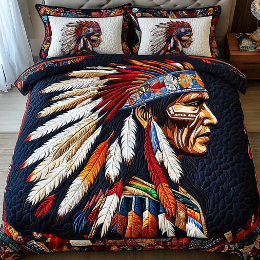 Native Essence 3-Piece Quilted Bedding Set GFTONL2281