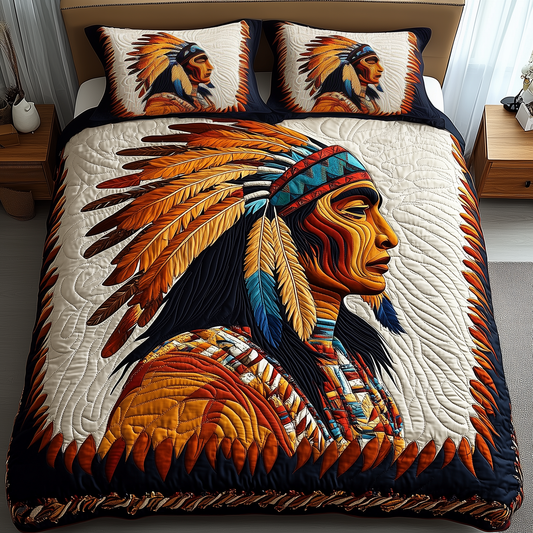 Native Essence 3-Piece Quilted Bedding Set GFTONL2283