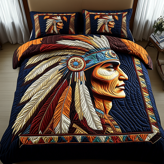 Native Essence 3-Piece Quilted Bedding Set GFTONL2285