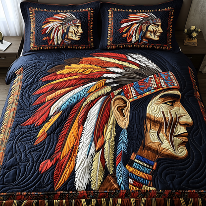 Native Essence 3-Piece Quilted Bedding Set GFTONL2286