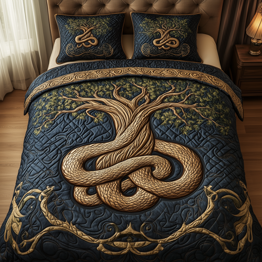 Wheel Of Eternity 3-Piece Quilted Bedding Set GFTONL2321