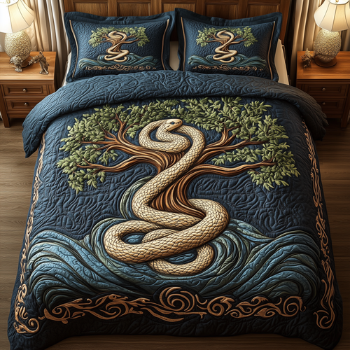 Wheel Of Eternity 3-Piece Quilted Bedding Set GFTONL2322