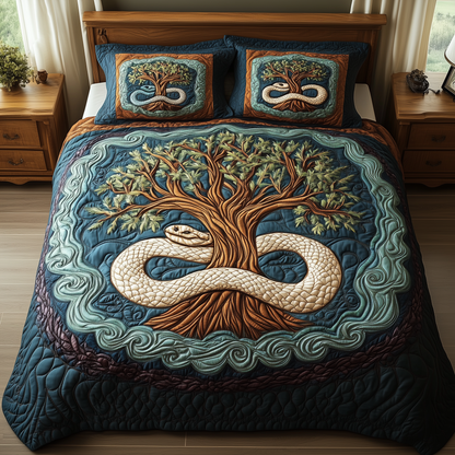 Wheel Of Eternity 3-Piece Quilted Bedding Set GFTONL2325