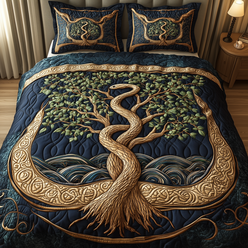 Wheel Of Eternity 3-Piece Quilted Bedding Set GFTONL2327