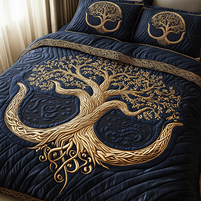 Wheel Of Eternity 3-Piece Quilted Bedding Set GFTONL2328