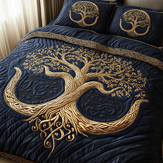 Wheel Of Eternity 3-Piece Quilted Bedding Set GFTONL2328