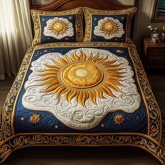 Elegant Sunshine 3-Piece Quilted Bedding Set GFTONL2343