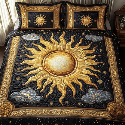 Elegant Sunshine 3-Piece Quilted Bedding Set GFTONL2348