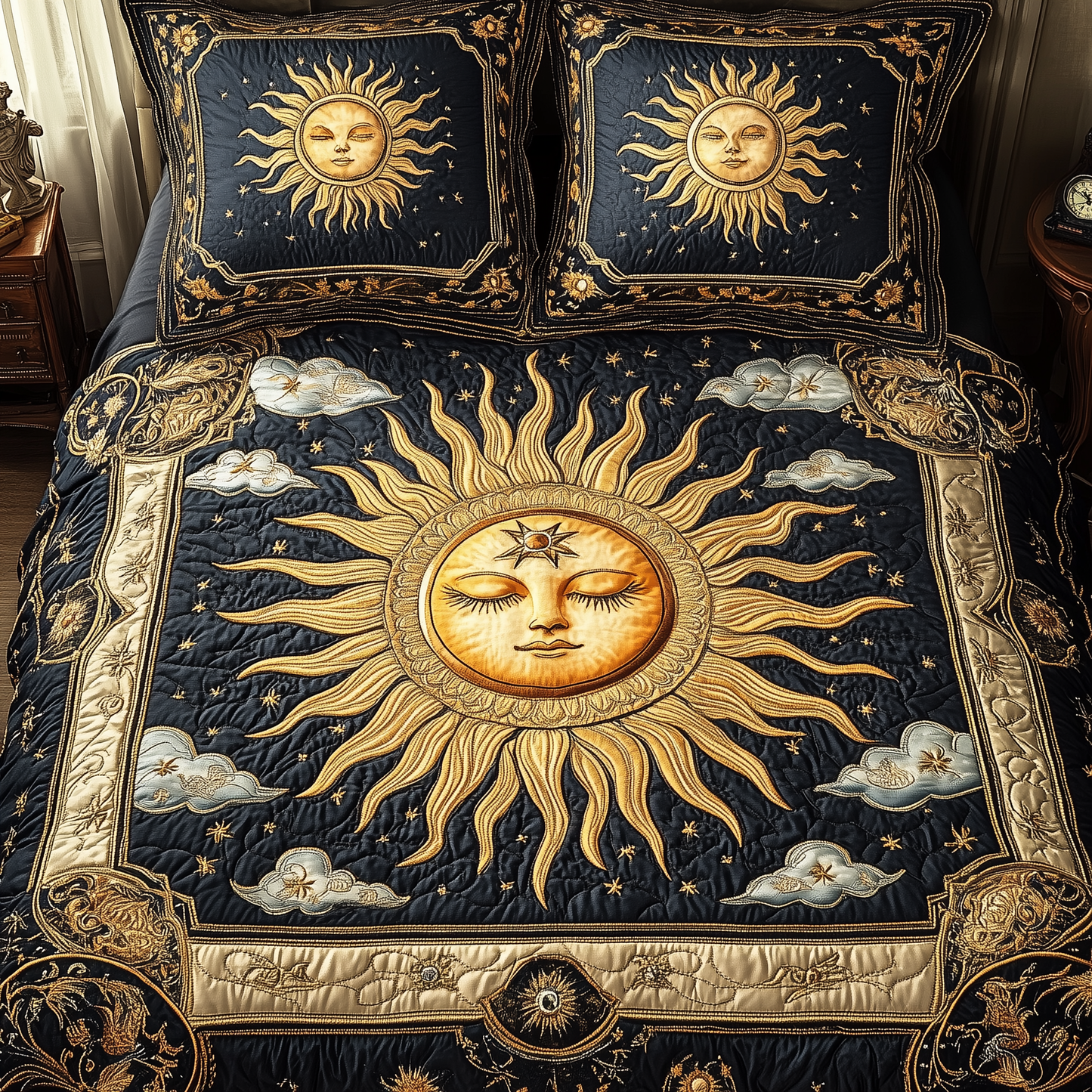 Spirit Of The Sun 3-Piece Quilted Bedding Set GFTONL2351