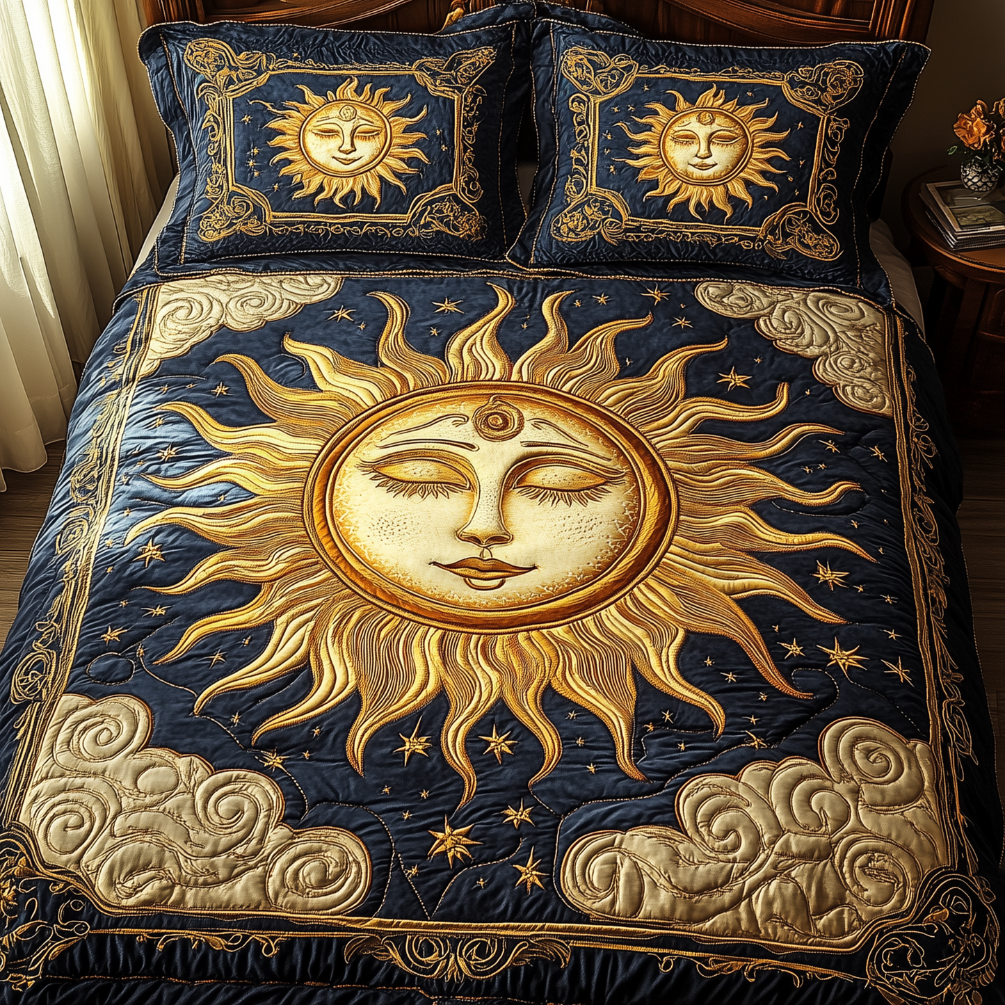 Spirit Of The Sun 3-Piece Quilted Bedding Set GFTONL2352