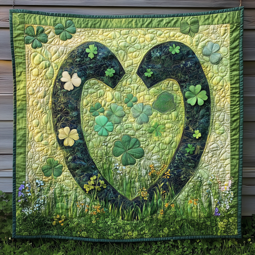 Lucky Horseshoe Quilted Blanket GFTONL2368