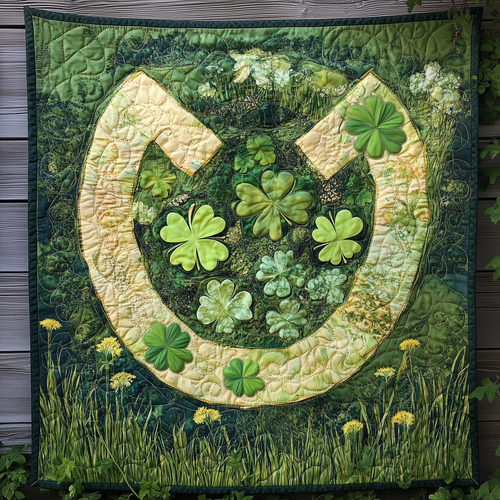 Lucky Horseshoe Quilted Blanket GFTONL2369