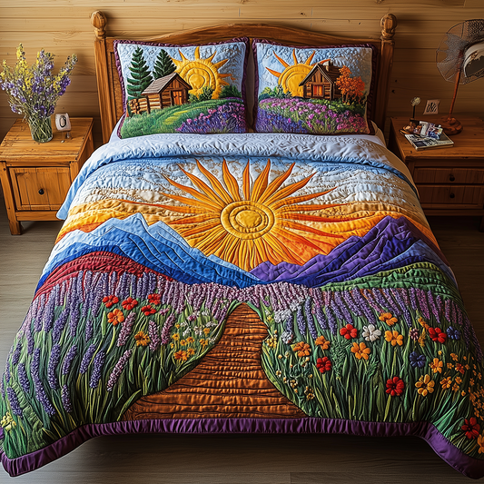 Heaven Sunlit 3-Piece Quilted Bedding Set GFTONL2503