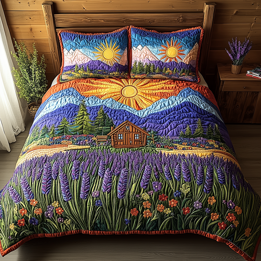 Heaven Sunlit 3-Piece Quilted Bedding Set GFTONL2507