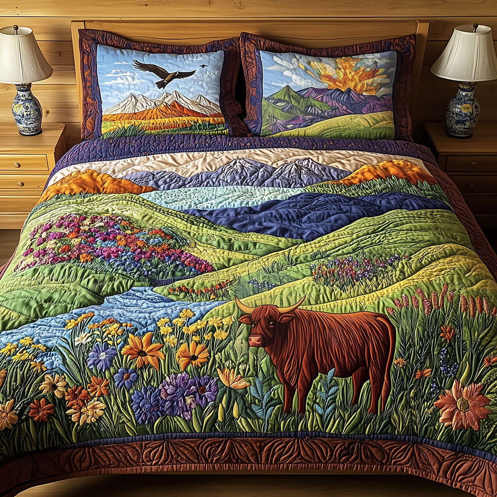 Harmony Highland 3-Piece Quilted Bedding Set GFTONL2516