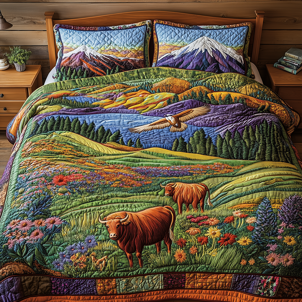 Harmony Highland 3-Piece Quilted Bedding Set GFTONL2517